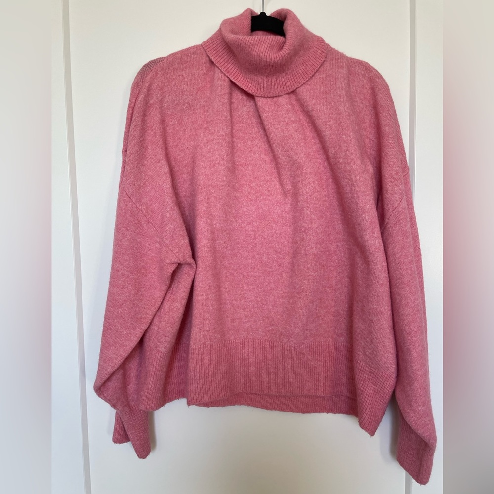 Pink H&M Turtle Neck Sweater